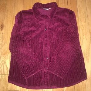 Croft & Barrow corduroy button down shirt